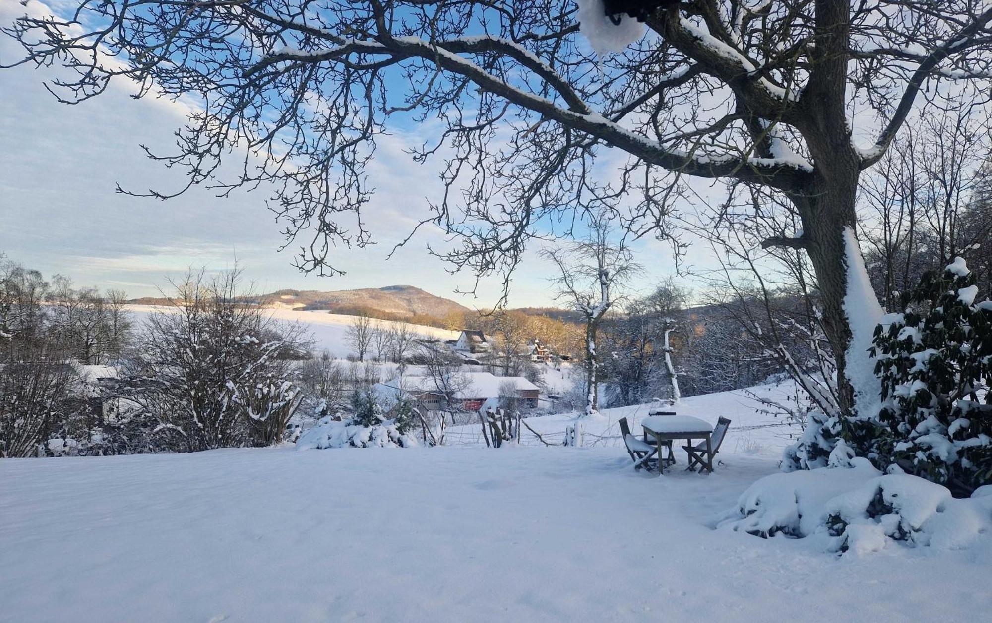 Ferienhaus Berghausen Am Hennesee Meschede Buitenkant foto